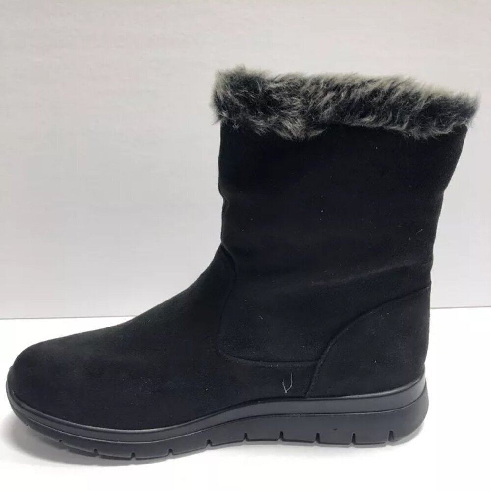 Tundra Women’s Miriam, Black Zip Mid Calf Boots, Size 10M - Picture 2 of 6